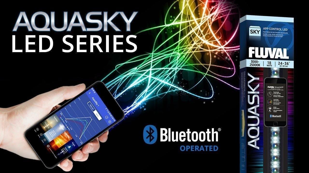 Fluval AquaSky LED Aquarium Light 83.5-106.5cm Bluetooth - Amazing Amazon
