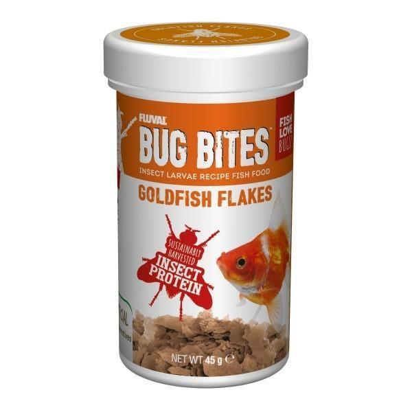 Fluval Bug Bites Goldfish Flakes 45gm - Amazing Amazon