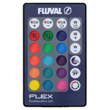 Fluval Flex aquarium LED remote control with color and light setting buttons