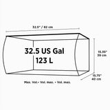 Fluval Flex Saltwater Marine Aquarium Kit 123 Litre Black - Amazing Amazon