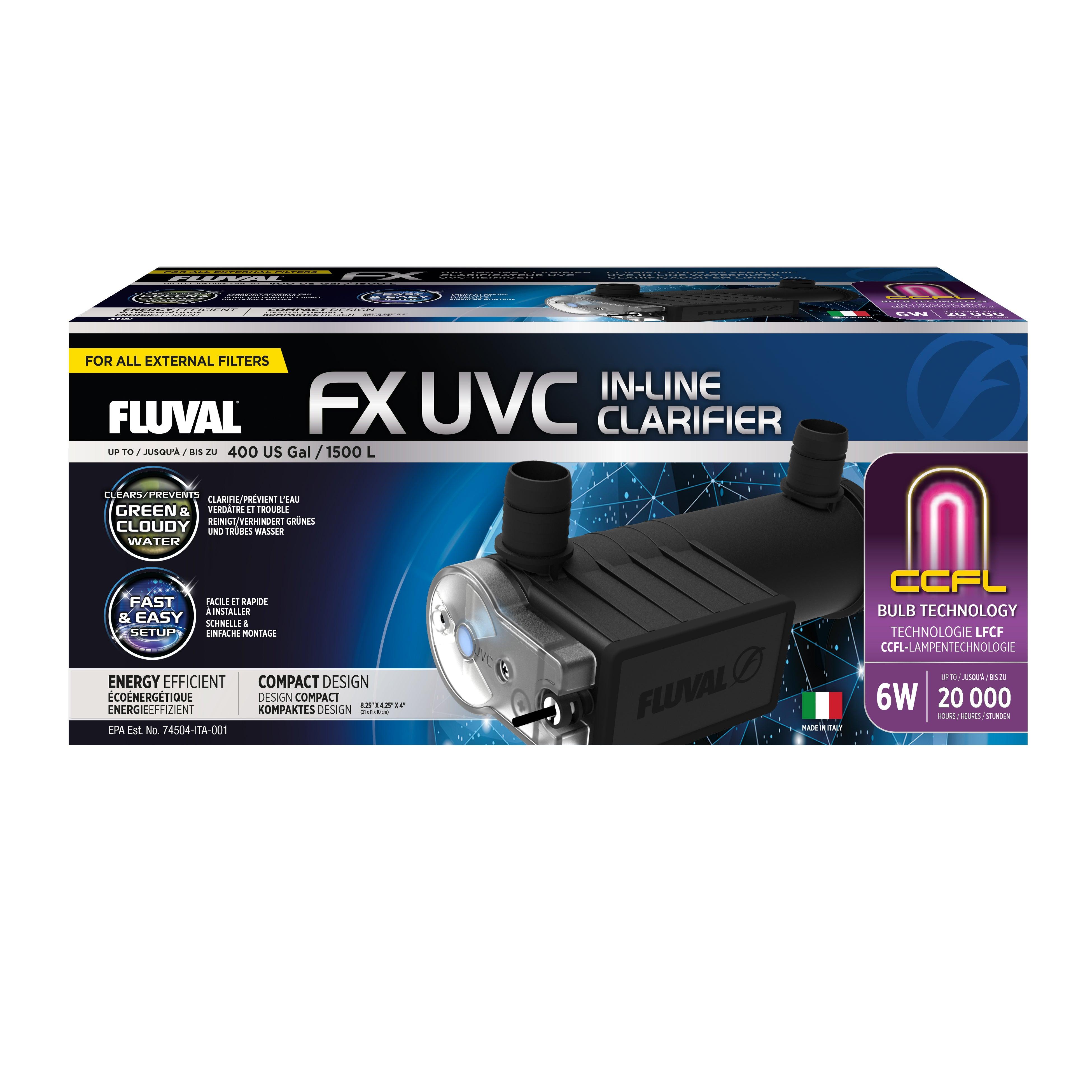 Fluval FX2 FX4 FX6 UVC Filter Unit 6w - Amazing Amazon
