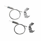 Fluval Plant and Reef 4.0 LED suspension kit with cables and mounting brackets for aquarium lighting