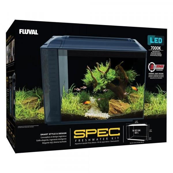 Fluval Spec XV Aquarium 60 Litre Black - Amazing Amazon