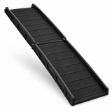 FurKidz foldable black dog ramp with non-slip surface for pets up to 50kg