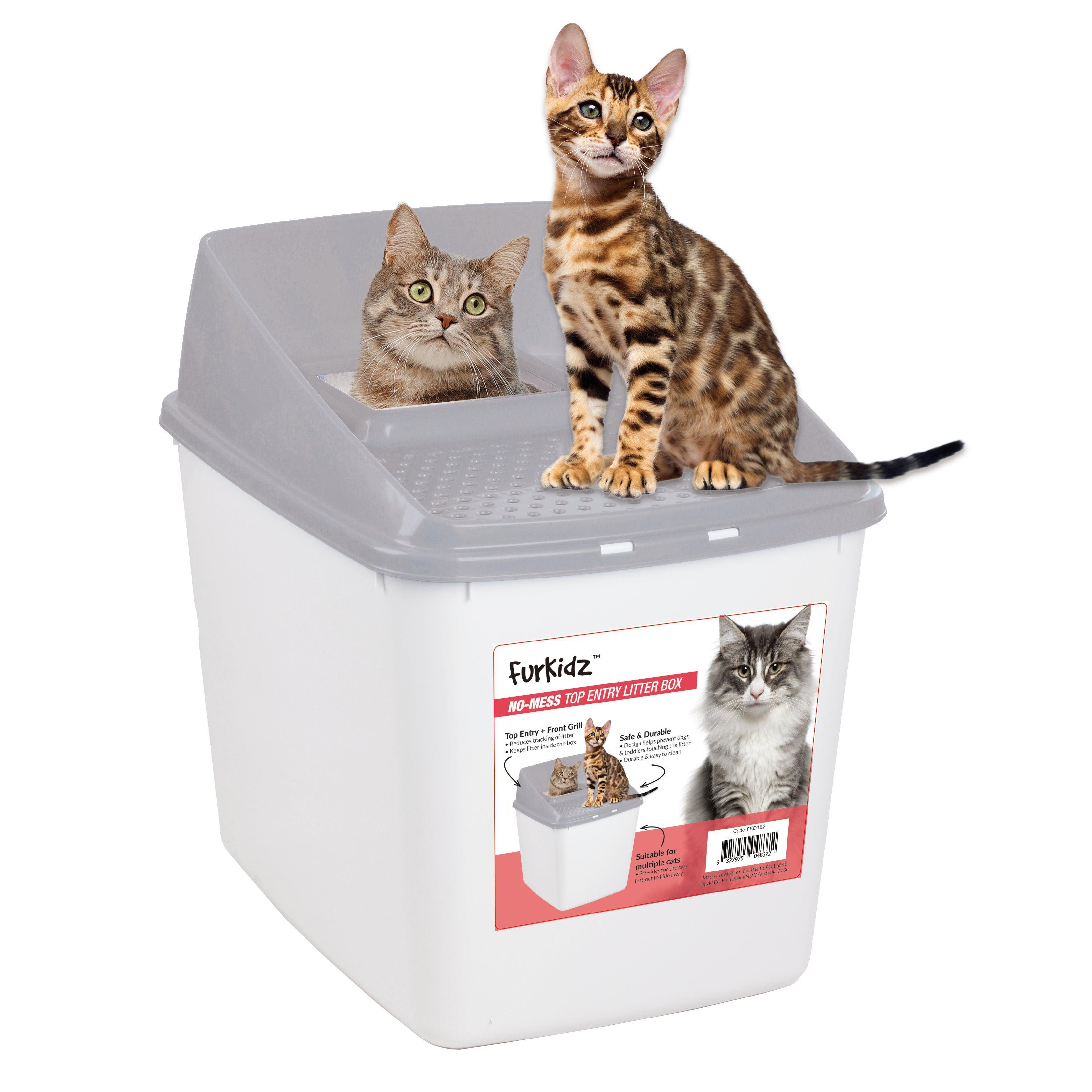 Furkidz No Mess Covered Cat Litter Box - Amazing Amazon