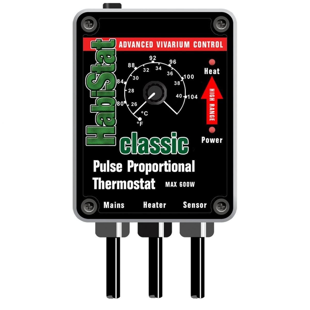 HabiStat Pulse Proportional High Range Thermostat Black 600w - Amazing Amazon