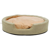 K & H Themo Snuggly Heated Dog Bed Sage 65x50cm 6w - Amazing Amazon