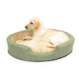 K & H Themo Snuggly Heated Dog Bed Sage 65x50cm 6w - Amazing Amazon