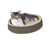 K & H Thermo Kitty Cuddle Up Heated Cat Bed Mocha 40cm - Amazing Amazon