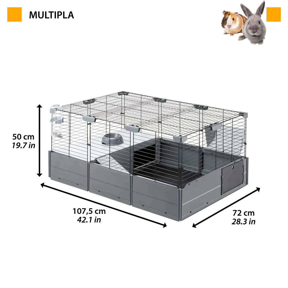 Multipla Deluxe Cage Home 107.5 x 72 x 50cm - Amazing Amazon