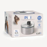 Catit Pixi 5L pet water fountain with UV-C filtration, rechargeable, for cats and small dogs