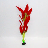 Plastic Aquarium Silk Plant Red 50cm - Amazing Amazon