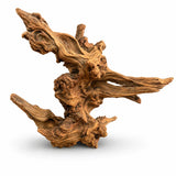 Natural aquarium driftwood with textured branches for fish tanks or reptile enclosures