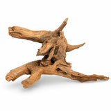 Natural driftwood branch aquarium or reptile enclosure decor on white background