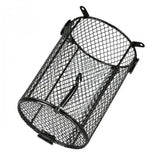Black wire mesh cylinder cage cover for aquarium or reptile tank accessories