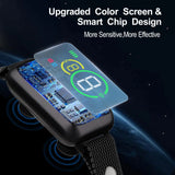 Smart dog bark control collar with upgraded color display and advanced chip design