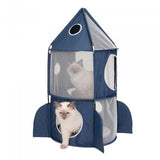Vesper Rocket Cat Home Blue 90 x 90 x 50cm - Amazing Amazon