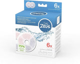 Zeus Triple Action Cartridge Dog Drinking Fountain 6 Pack