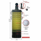 Ziss Aqua Aquarium Bubble Bio Media Filter ZB-300F - Amazing Amazon