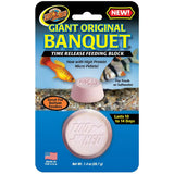 Giant original banquet time release fish feeding block for aquariums, lasts 10-14 days