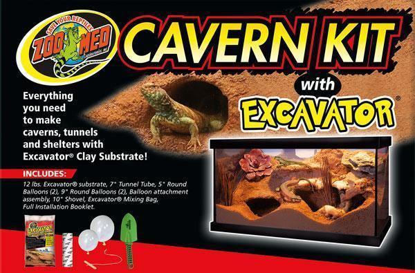 Zoo Med Cavern Kit with Excavator - Amazing Amazon
