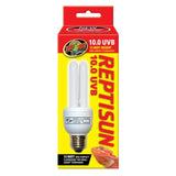 Zoo Med 10.0 UVB 13 watt desert reptisun mini compact fluorescent bulb with bearded dragon
